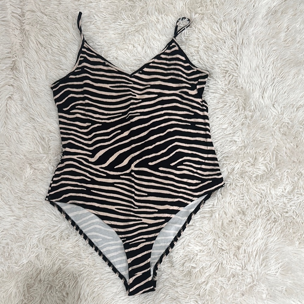 Zebra Print Swimsuit